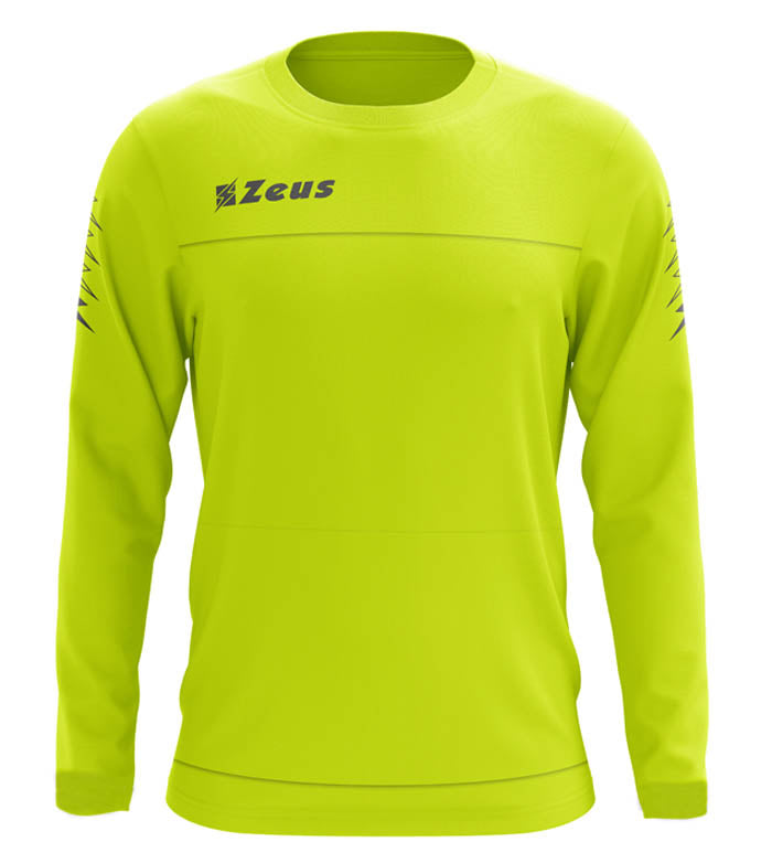 Felpa Enea GIALLOFLUO/GRIS FONCÉ