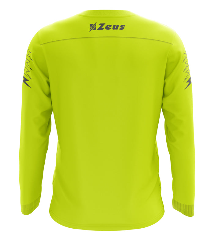 Felpa Enea GIALLOFLUO/GRIS FONCÉ