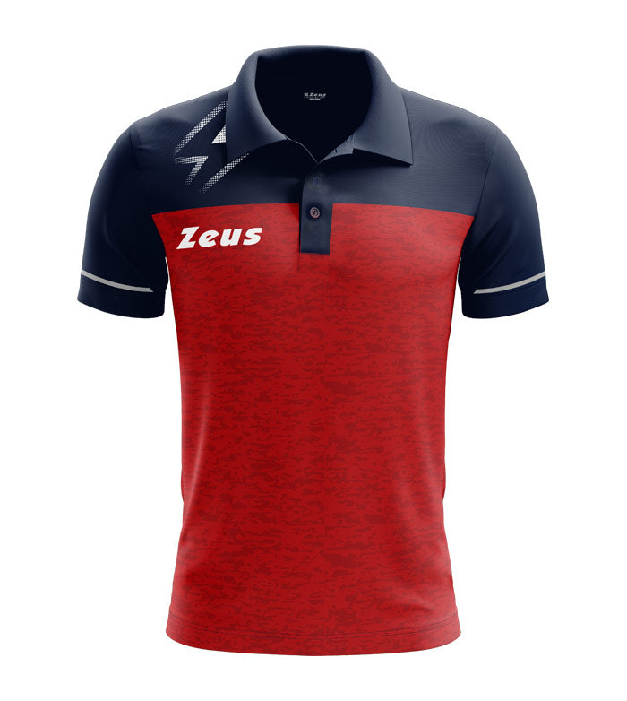 Polo Bikolor ROUGE