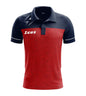 Polo Bikolor ROUGE