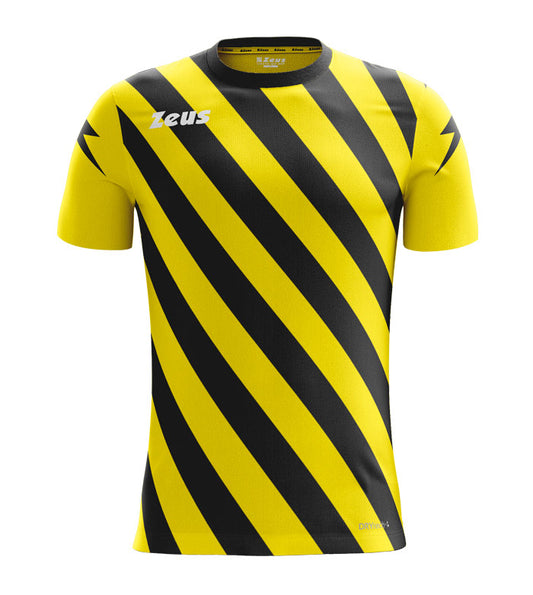 Shirt Zip JAUNE/NOIR