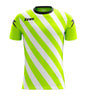 Shirt Zip FLUO JAUNE/BLANC