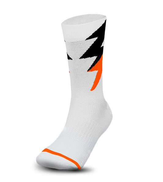Calza Thunder BLANC/ORANGE