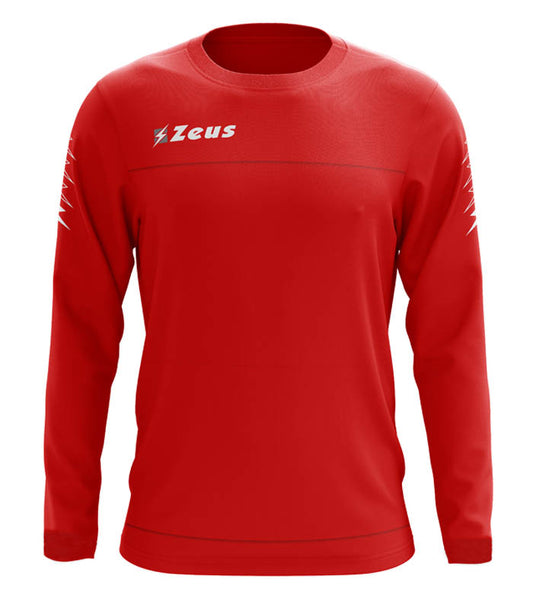 Felpa Enea ROSSO/GRIS FONCÉ
