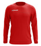 Felpa Enea ROSSO/GRIS FONCÉ