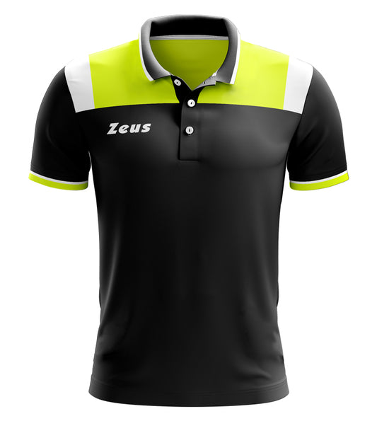 Polo Vesuvio NOIR/FLUO JAUNE
