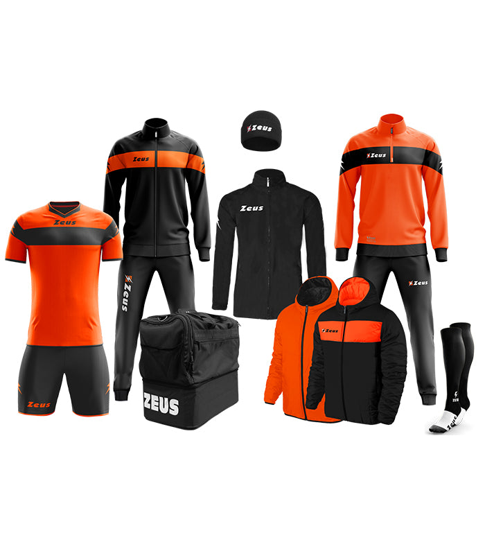 BOX Apollo Noir / Orange fluo