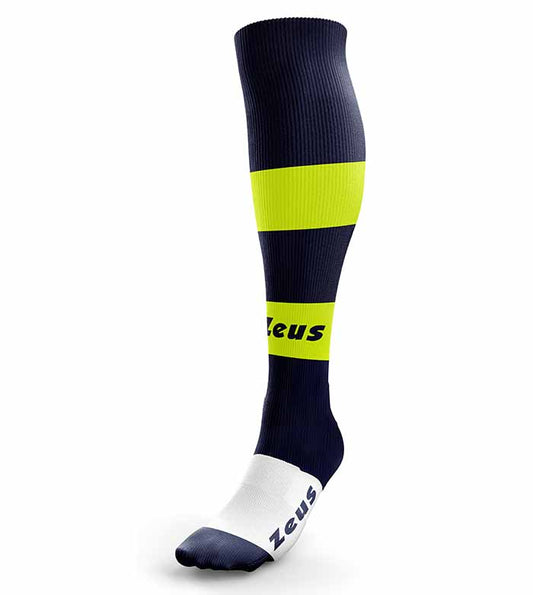 Calza Parma BLEU/FLUO JAUNE