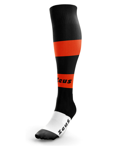 Calza Parma NOIR/FLUO ORANGE