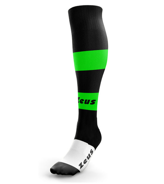 Calza Parma NOIR/FLUO VERT