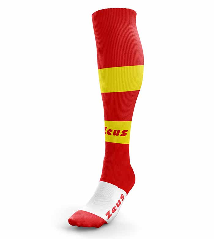 Calza Parma ROUGE/JAUNE