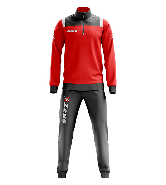 Tuta Training Vesuvio ROUGE/GRIS FONCÉ