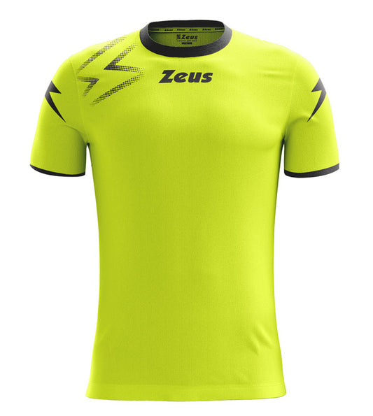 Shirt Mida JAUNE FLUO/NOIR